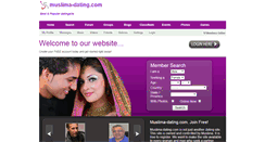 Desktop Screenshot of muslima-dating.com
