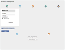 Tablet Screenshot of muslima-dating.com